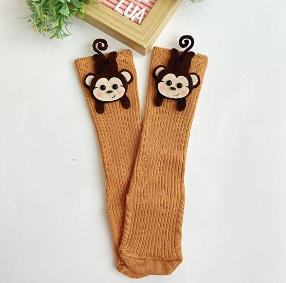 Maymun figürlü dizaltı çorap