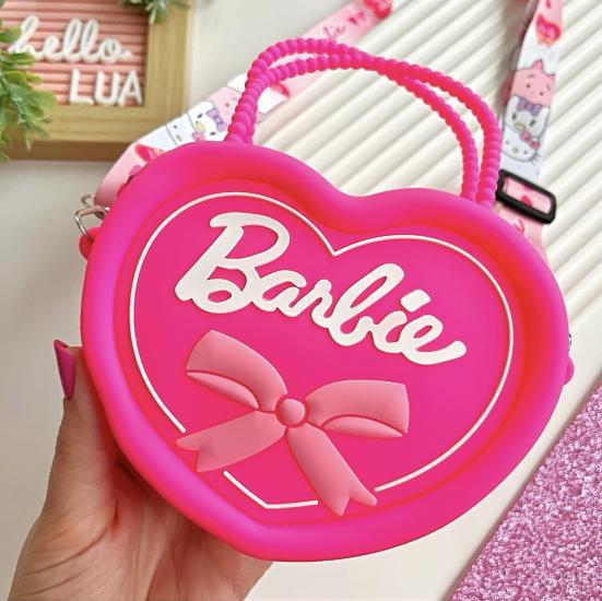 Barbie kalp çocuk çanta 