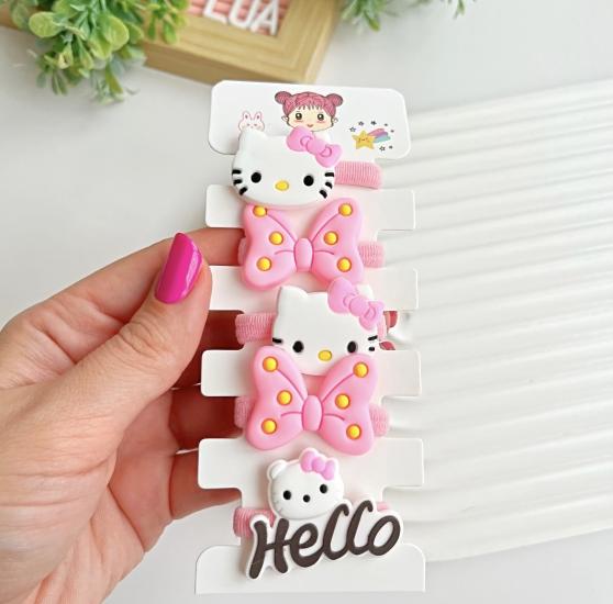 Hello kitty figürlü lastik toka seti