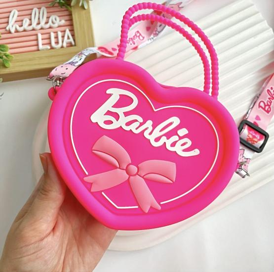 Barbie kalp çocuk çanta 
