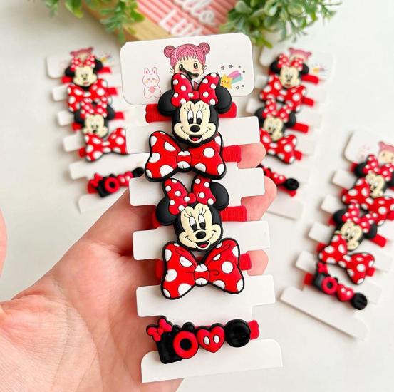 Minnie mouse figürlü lastik toka