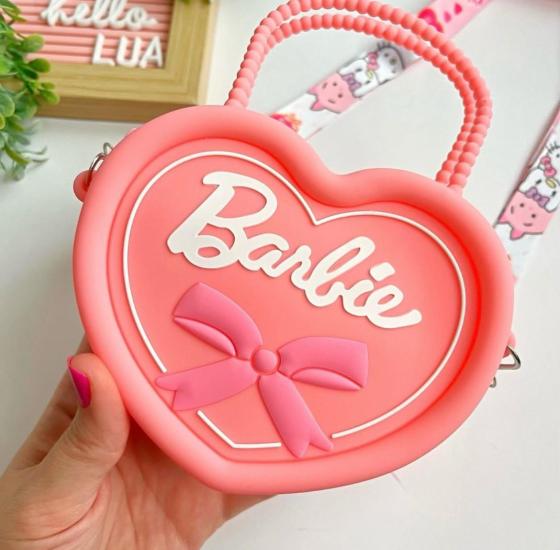 Barbie kalp çocuk çanta 